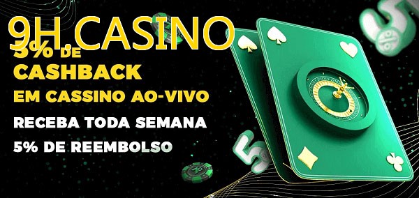 Promoções do cassino ao Vivo 9H.CASINO